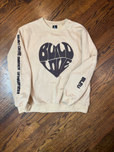 Brown Build Love Crew Neck