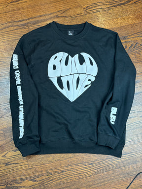 2 for $40 Bundle Red and Black Build Love Crew Neck