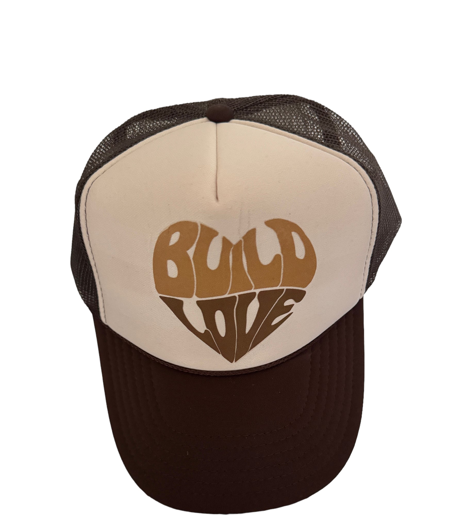 Brown Build Love Trucker SnapBack