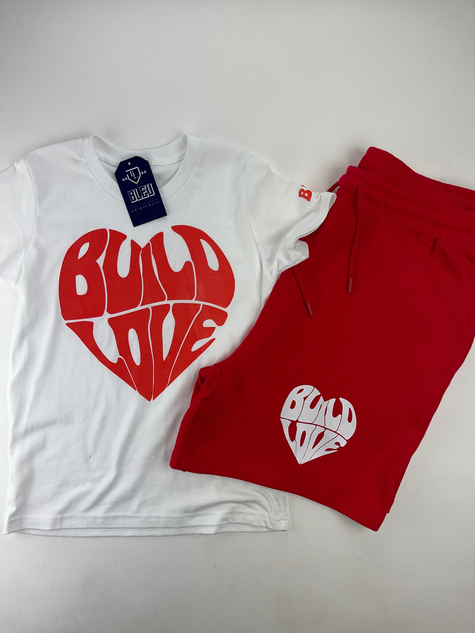 Red Heart Build Love Tee