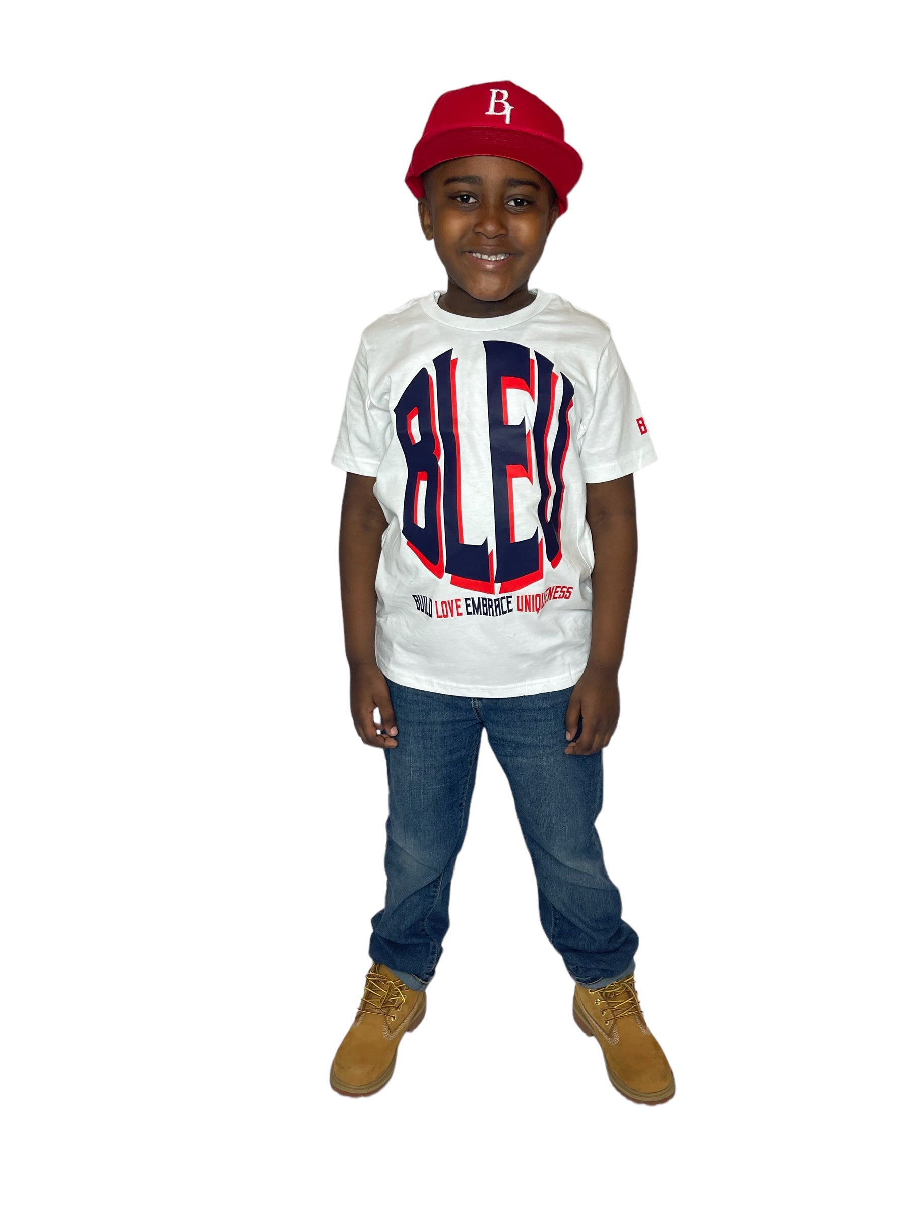 Kids BLEU Block Tee